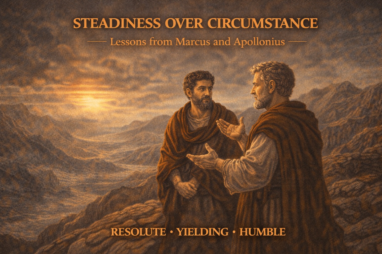 Book I, Section 8: Building a life that remains reliable when the weather turns.